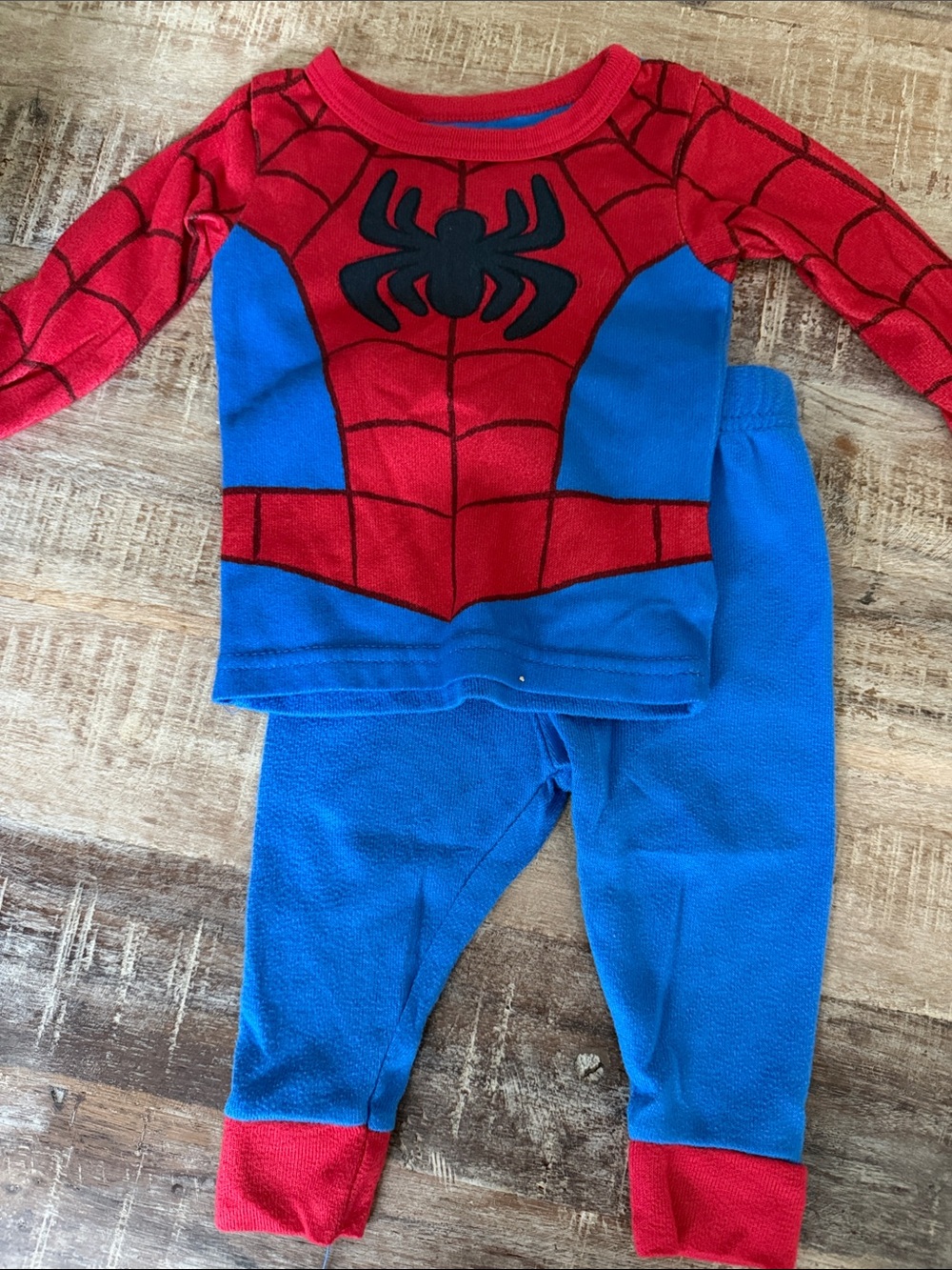 Marvel Red & Blue Spider Costume Pajama Set